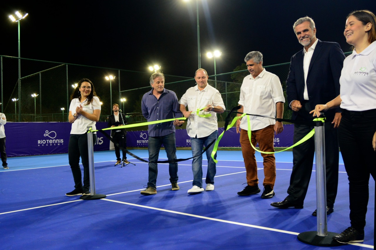 Rio Tennis Academy é oficialmente inaugurada com presença de